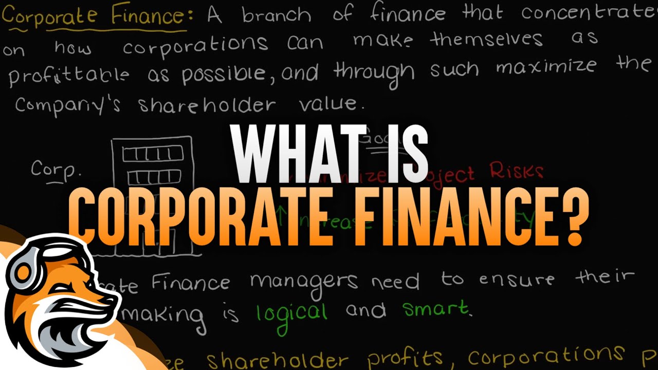 what is corporate finance